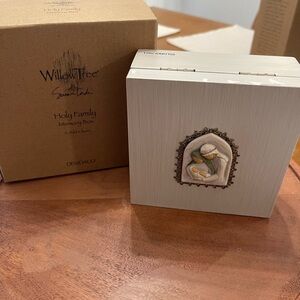Willow Tree Holy Family Cream Memory Box